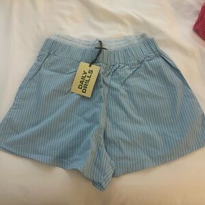 Daily Drills poplin shorts